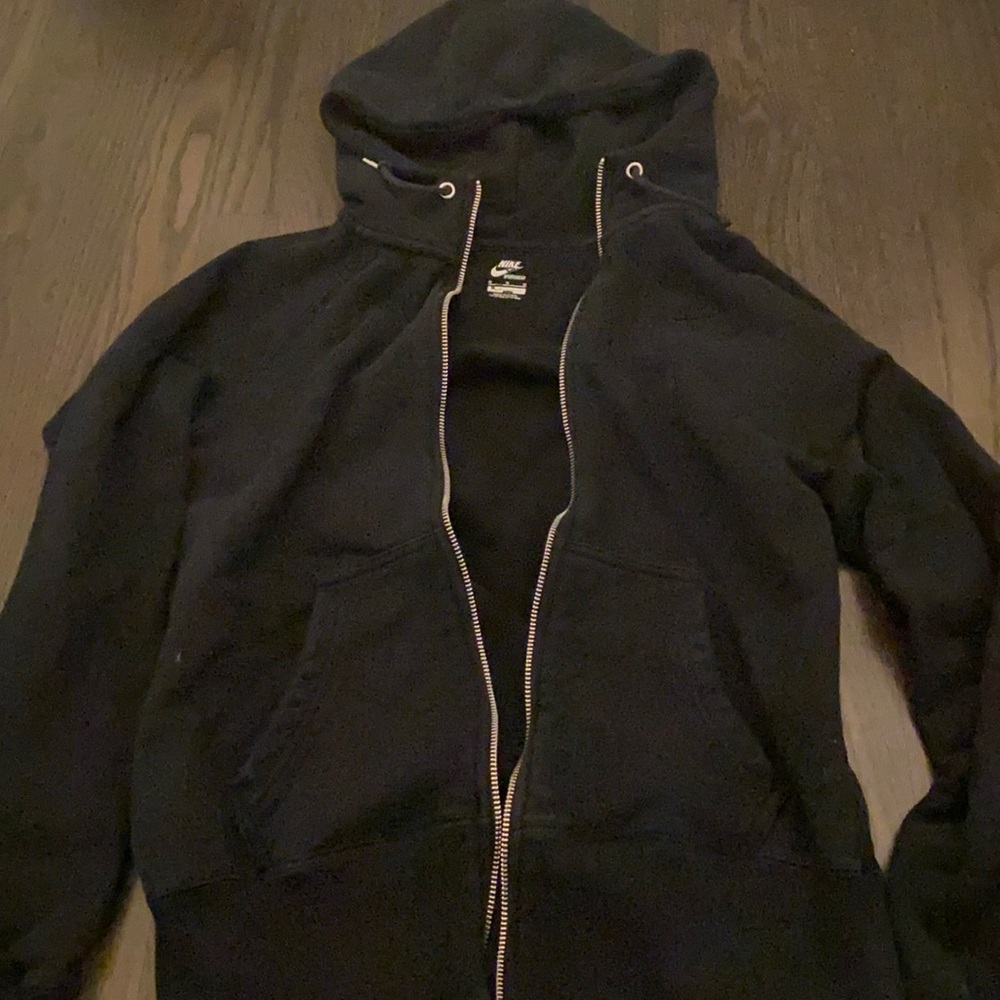 Nike Black Zip up Hoodie